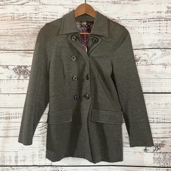 Bylyse Jackets & Blazers - BYLYSE Stretch Jacket Coat Outerwear Petite Small Heather Gray